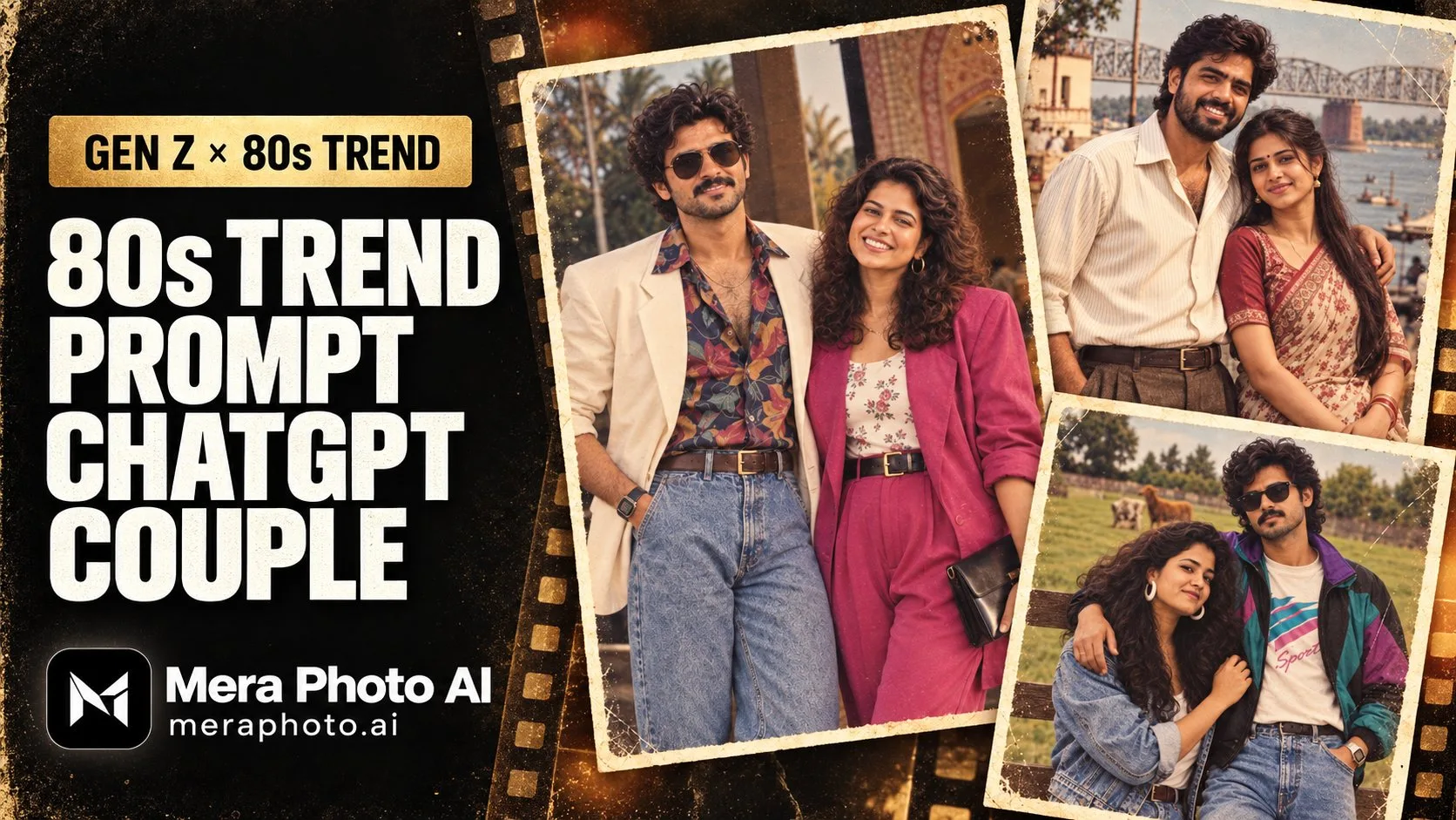 80s Trend Prompt ChatGPT Couple