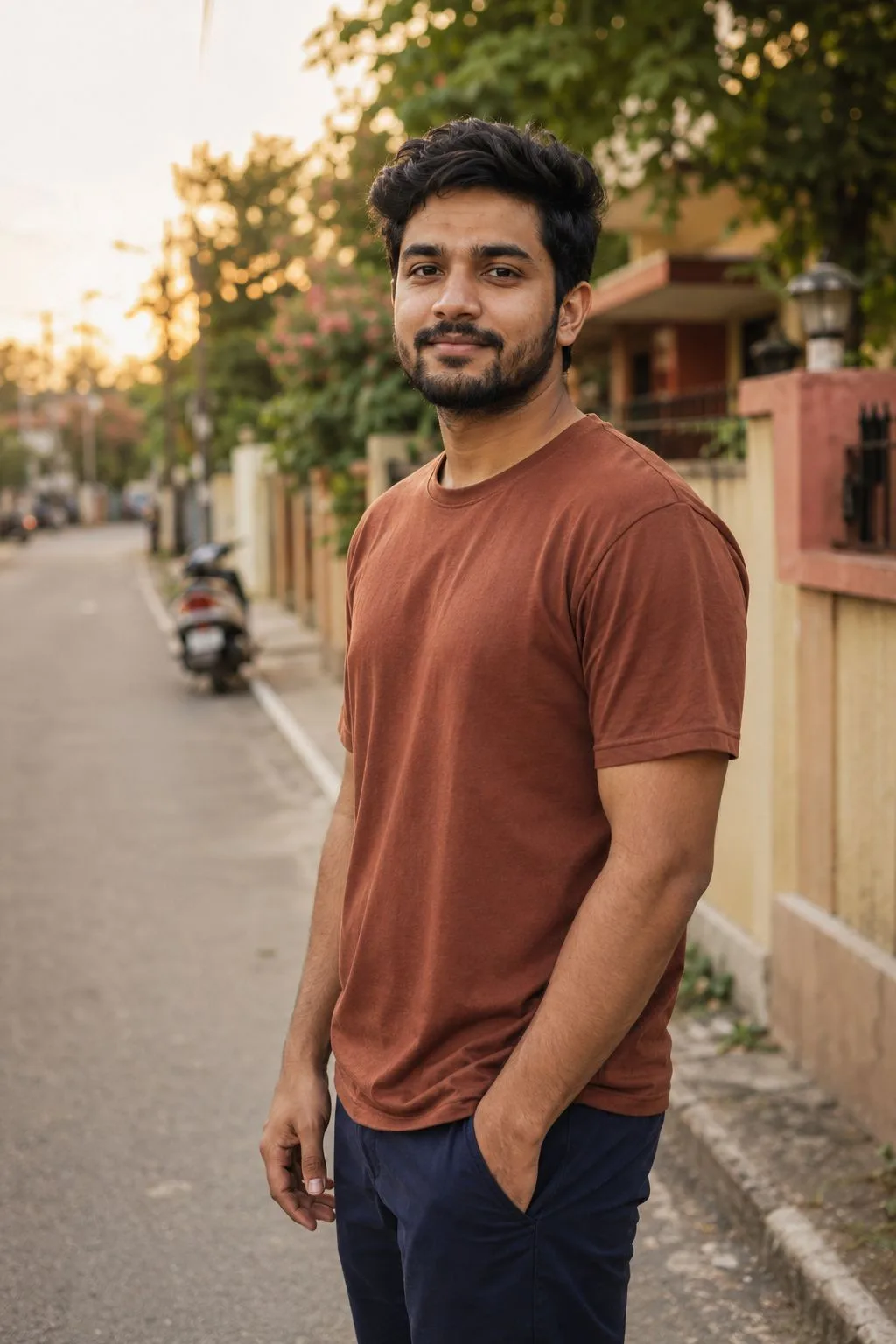 Casual Indian Street Portrait for Boys