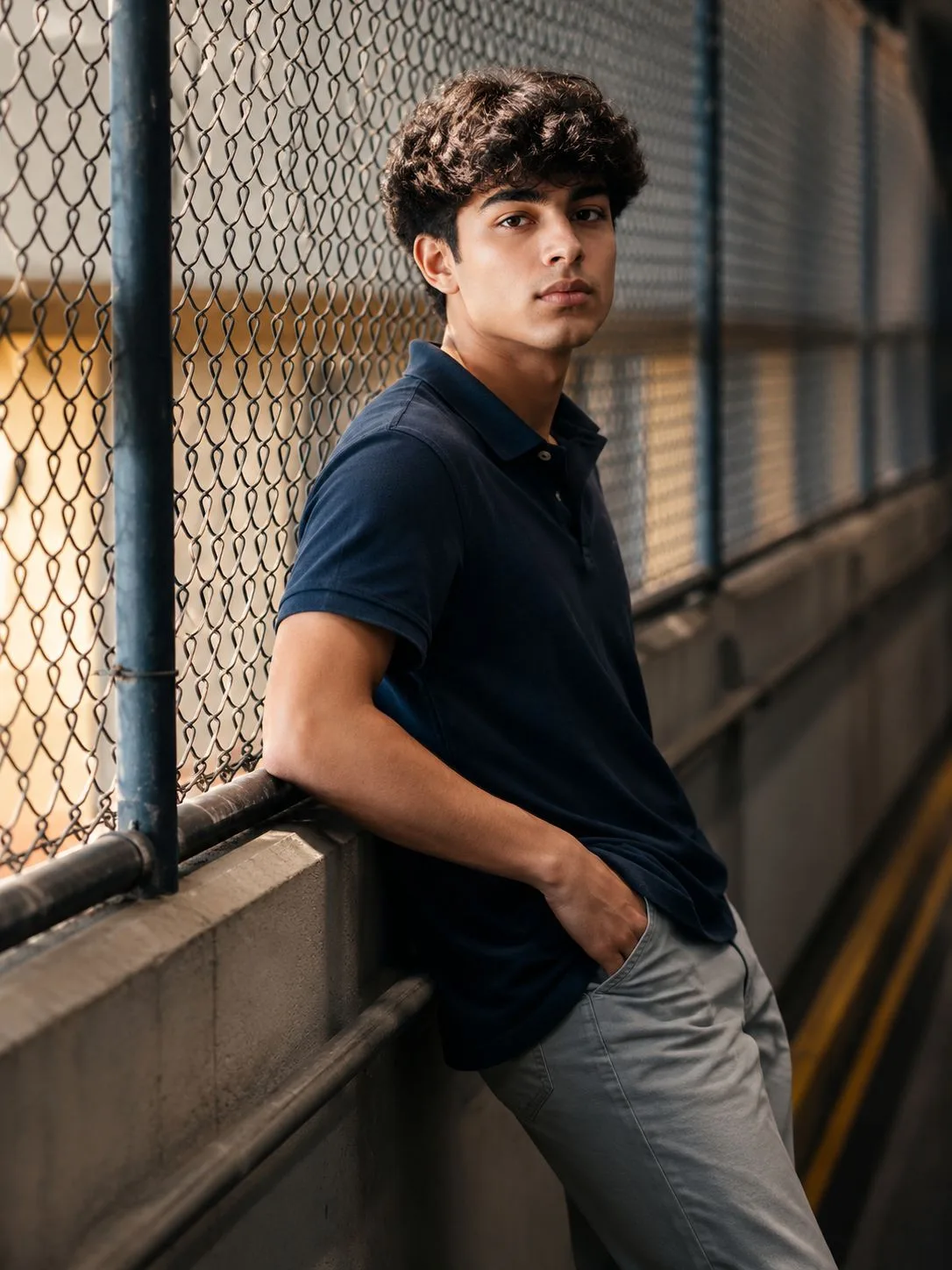 Cinematic Urban Portrait of an Indian Man