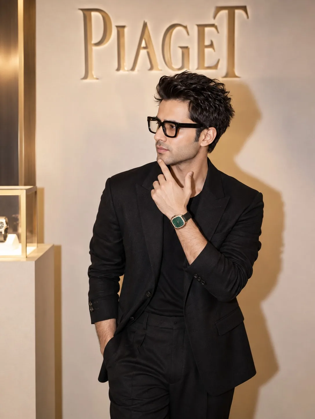 Black Suit Luxury Watch Event Portrait