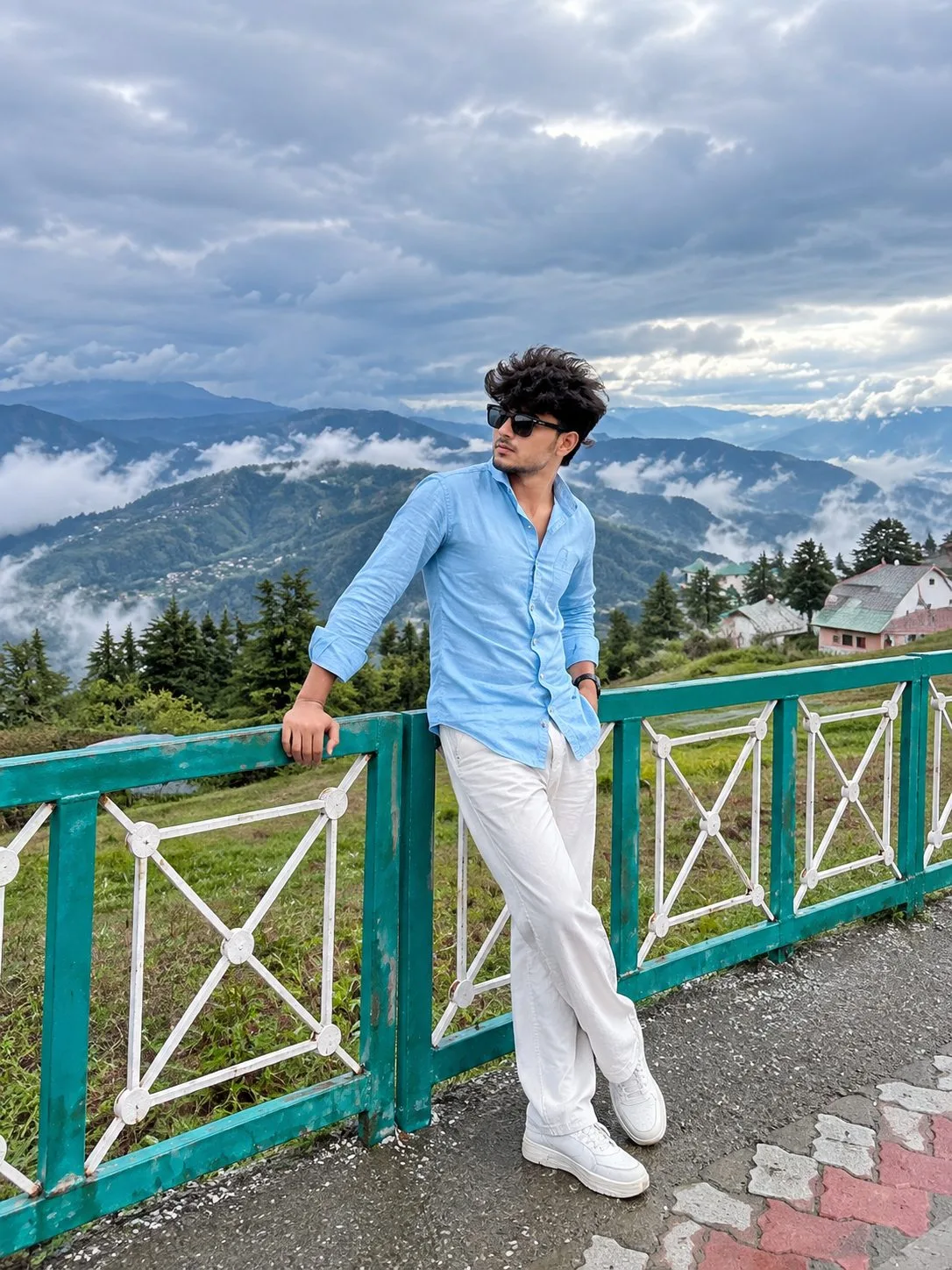 Boy Mountain View Photo in Shimla