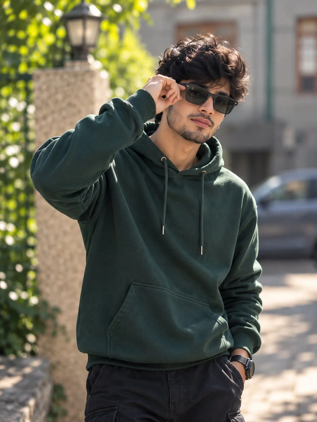 Cinematic Street Style Boy Photo