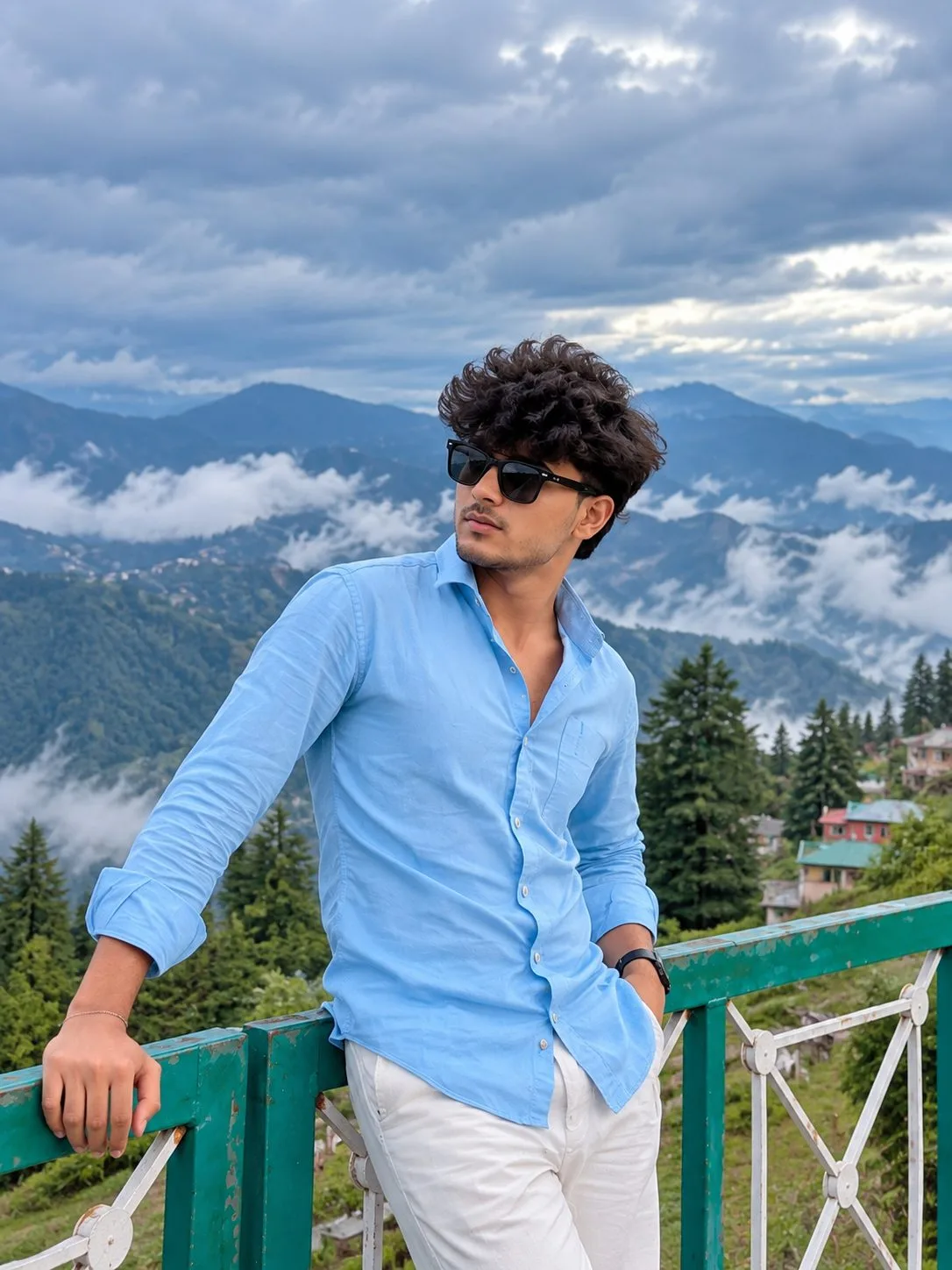 Close-Up Boy Mountain Photo in Shimla