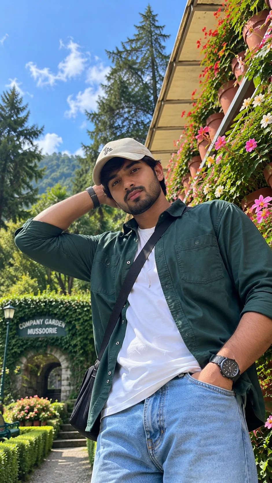 Company Garden Mussoorie Boy Close-Up Photo