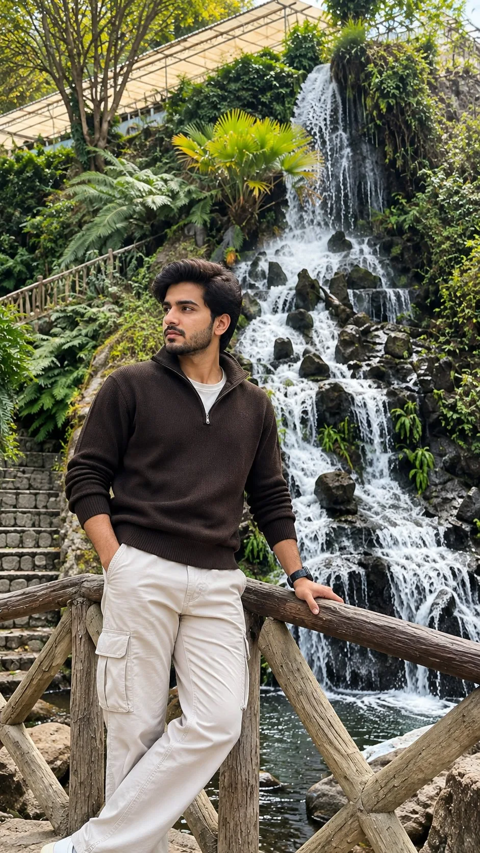 Company Garden Mussoorie Stylish Boy Portrait
