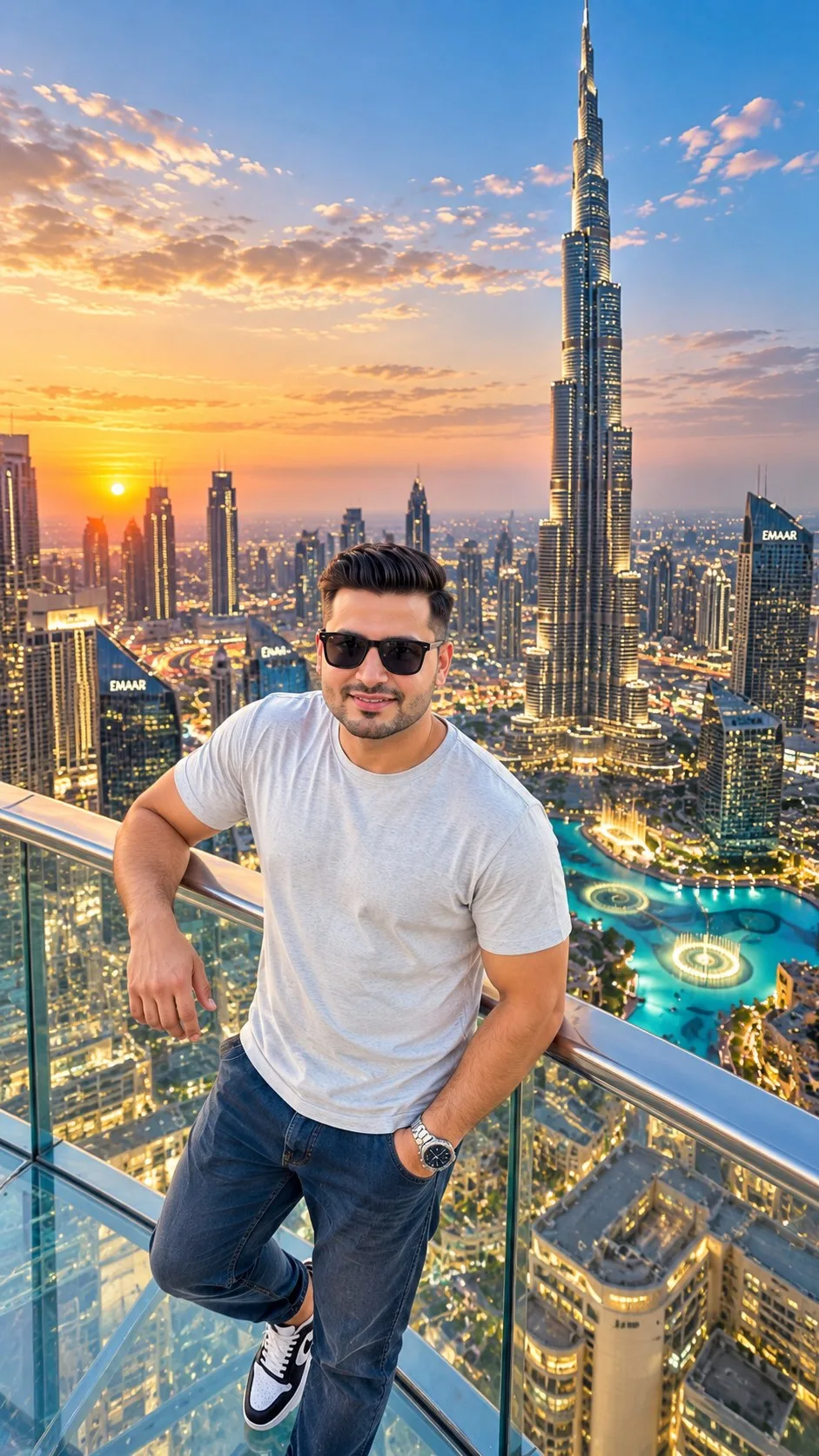 Dubai Above the Clouds 🌇