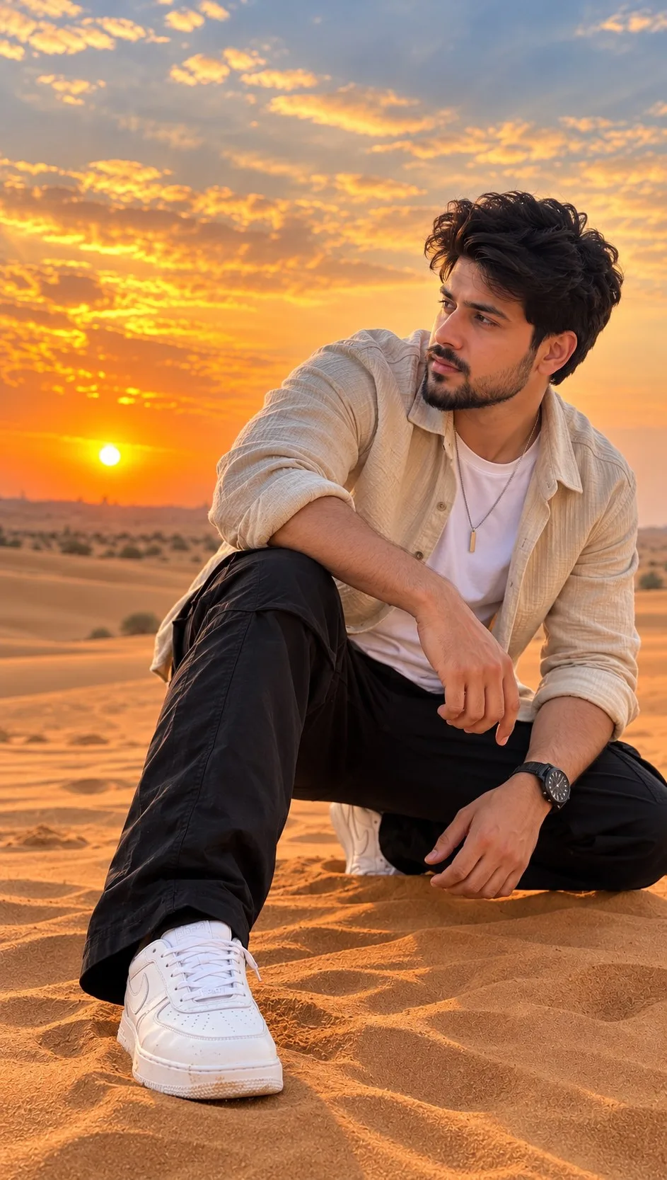 Dubai Desert Sunset Style