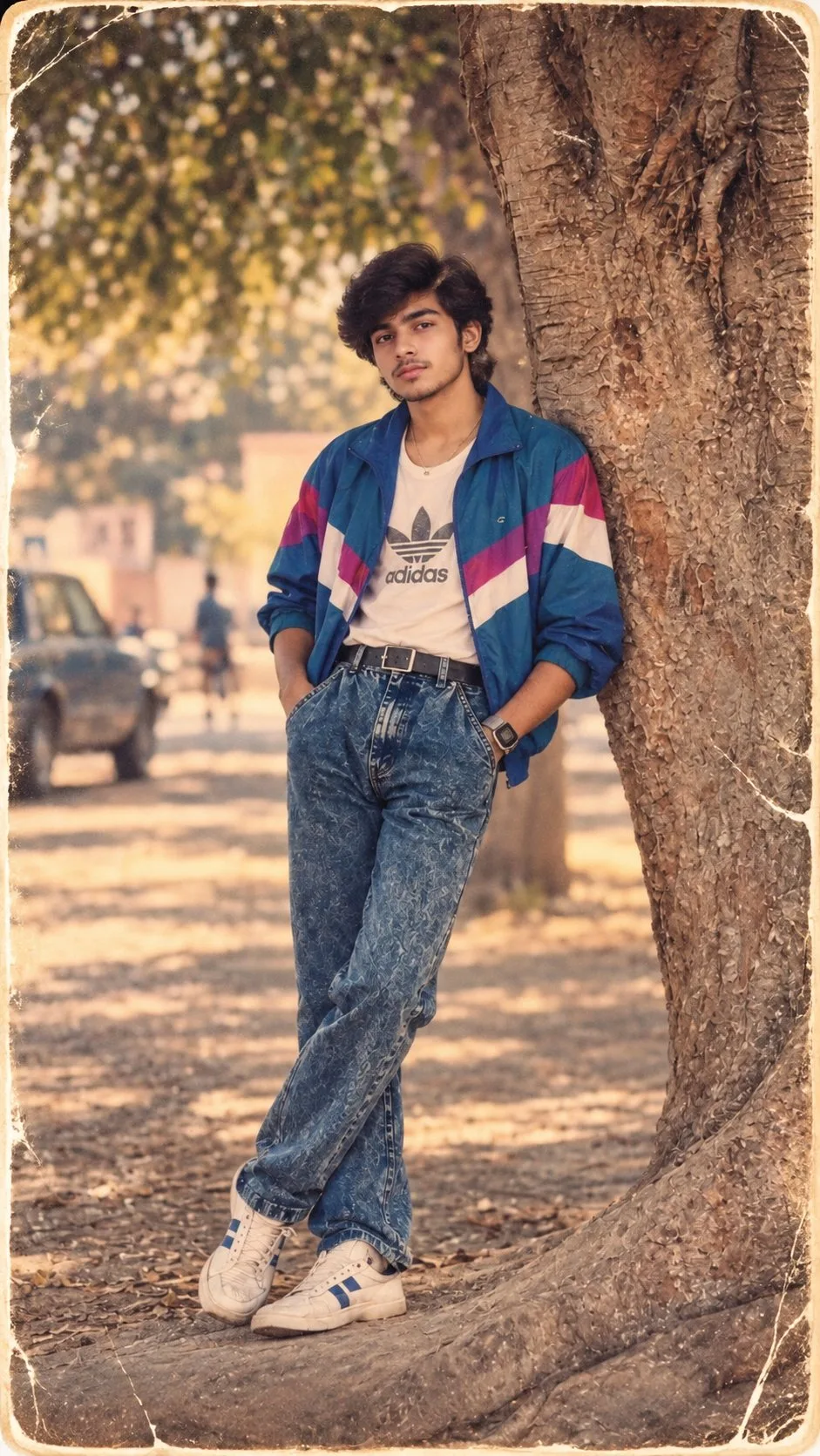 Gen Z Boy in 80s Vintage Style -  80s Trend Prompt for Boys