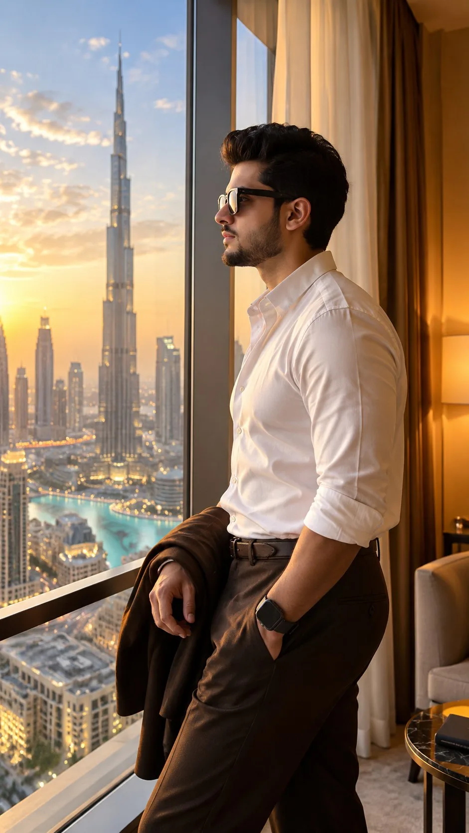 Golden Hour Above Dubai ✨