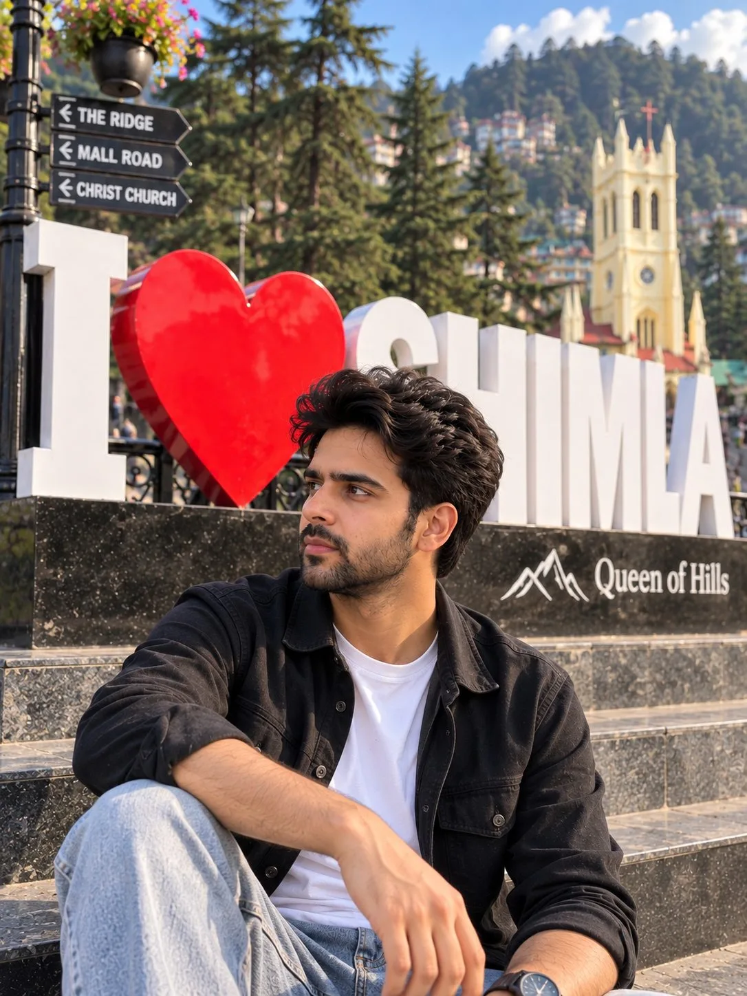 I Love Shimla Close-Up Photo for Boys