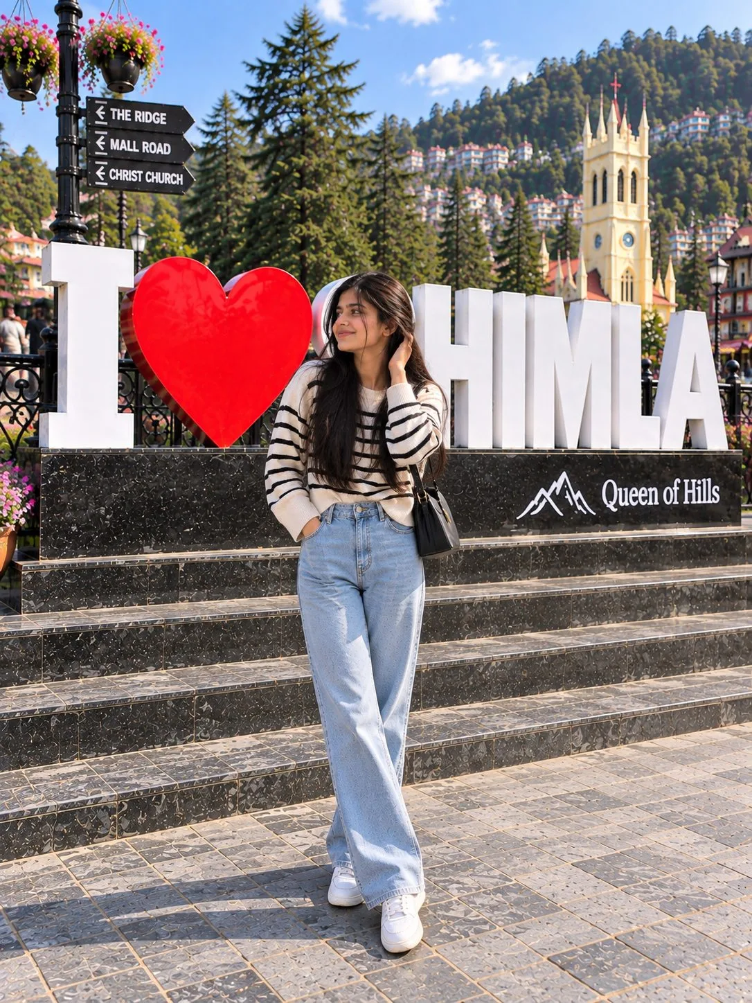 I Love Shimla Full Body Photo for Girls