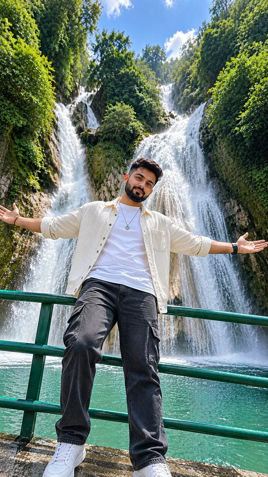 Kempty Falls Mussoorie Boy Close-Up Photo
