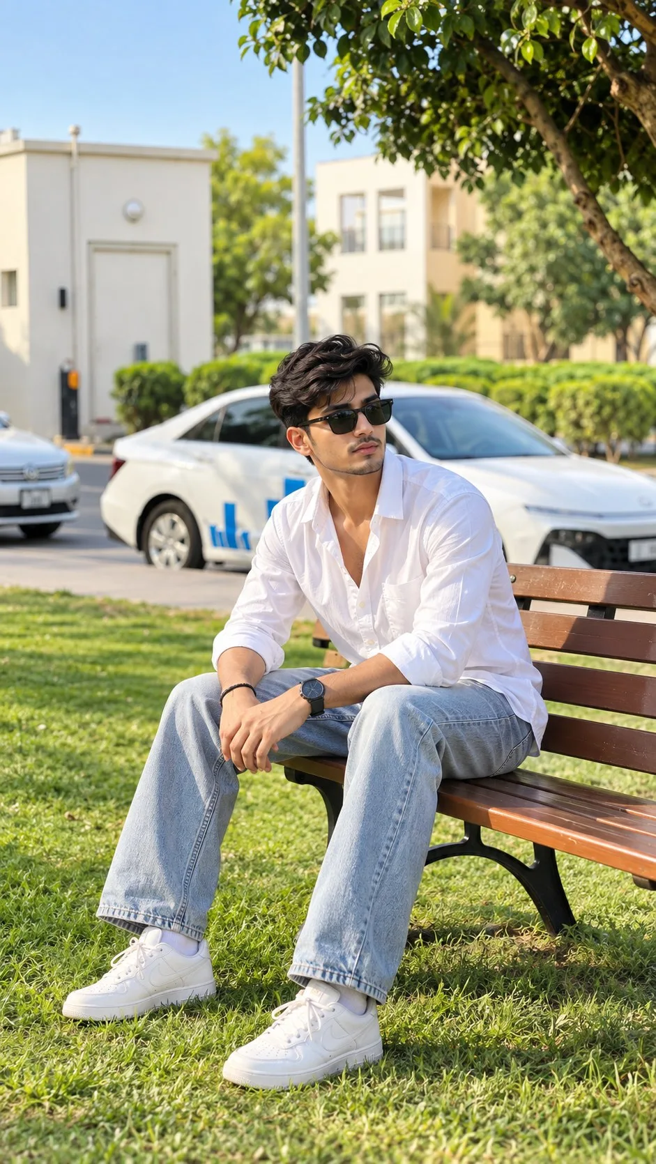Luxury Dubai Park Portrait for Boys