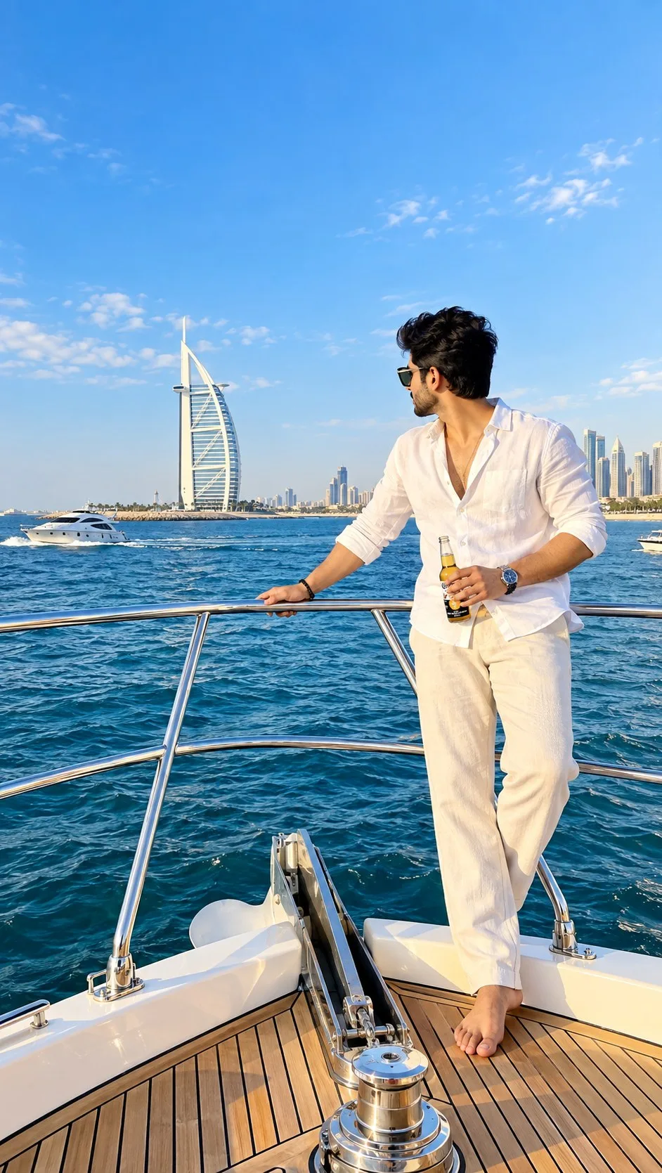 Luxury Yacht Moment in Dubai