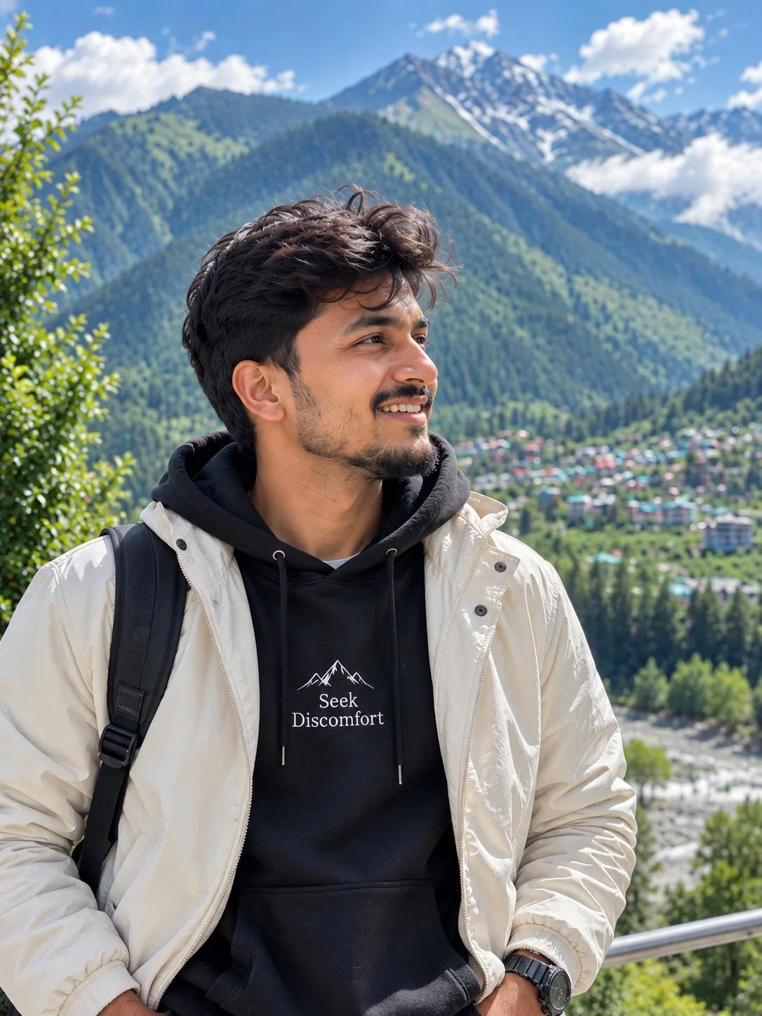 Manali Mountain Boy Cinematic Close-Up