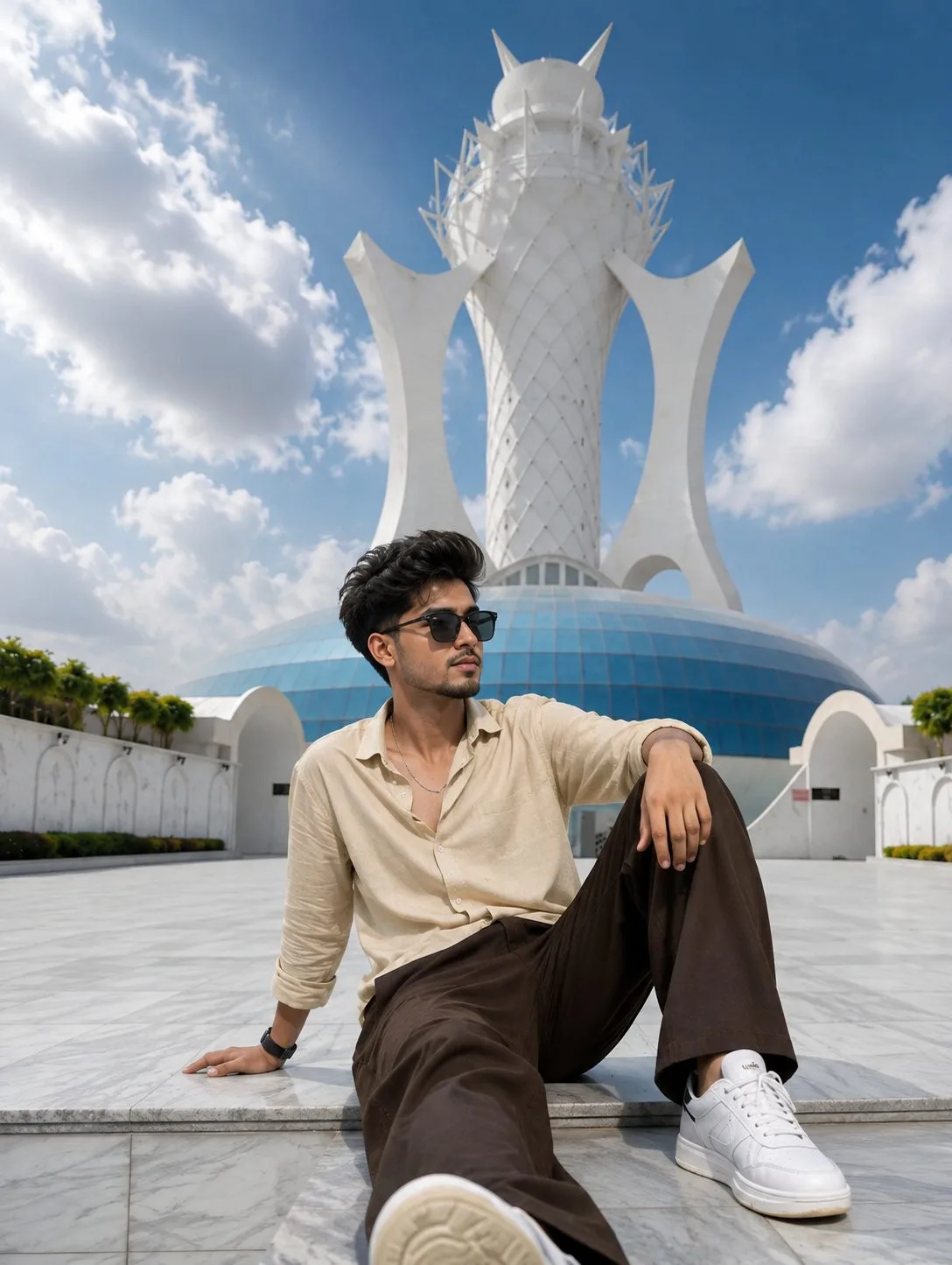 Modern Architectural Travel Portrait