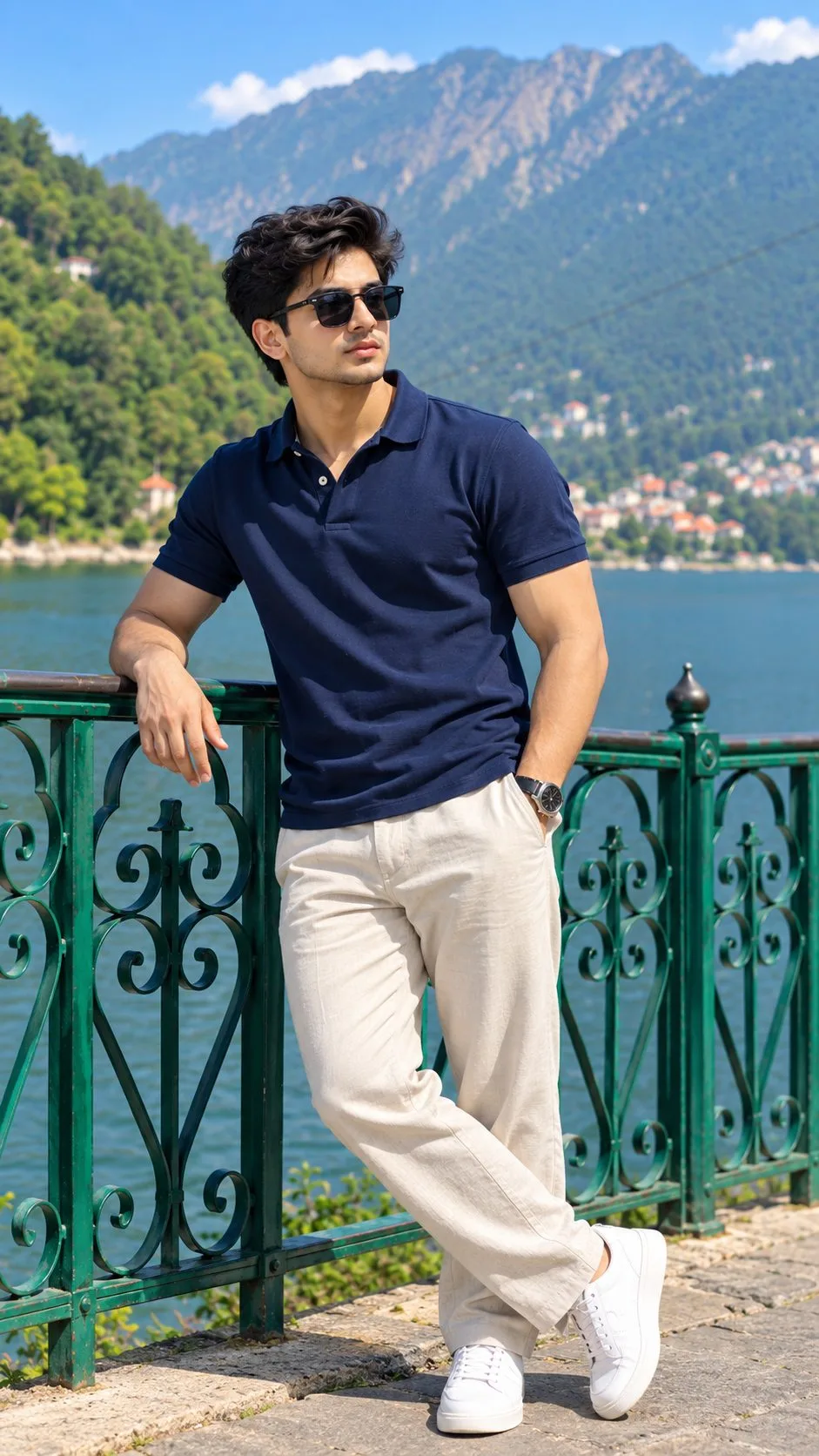 Mountain Lake Travel Look for Boys