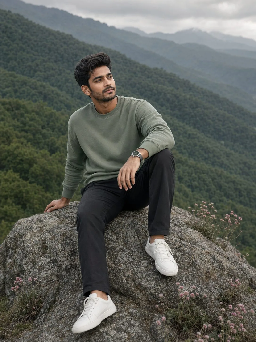 Mountain View Rock Portrait