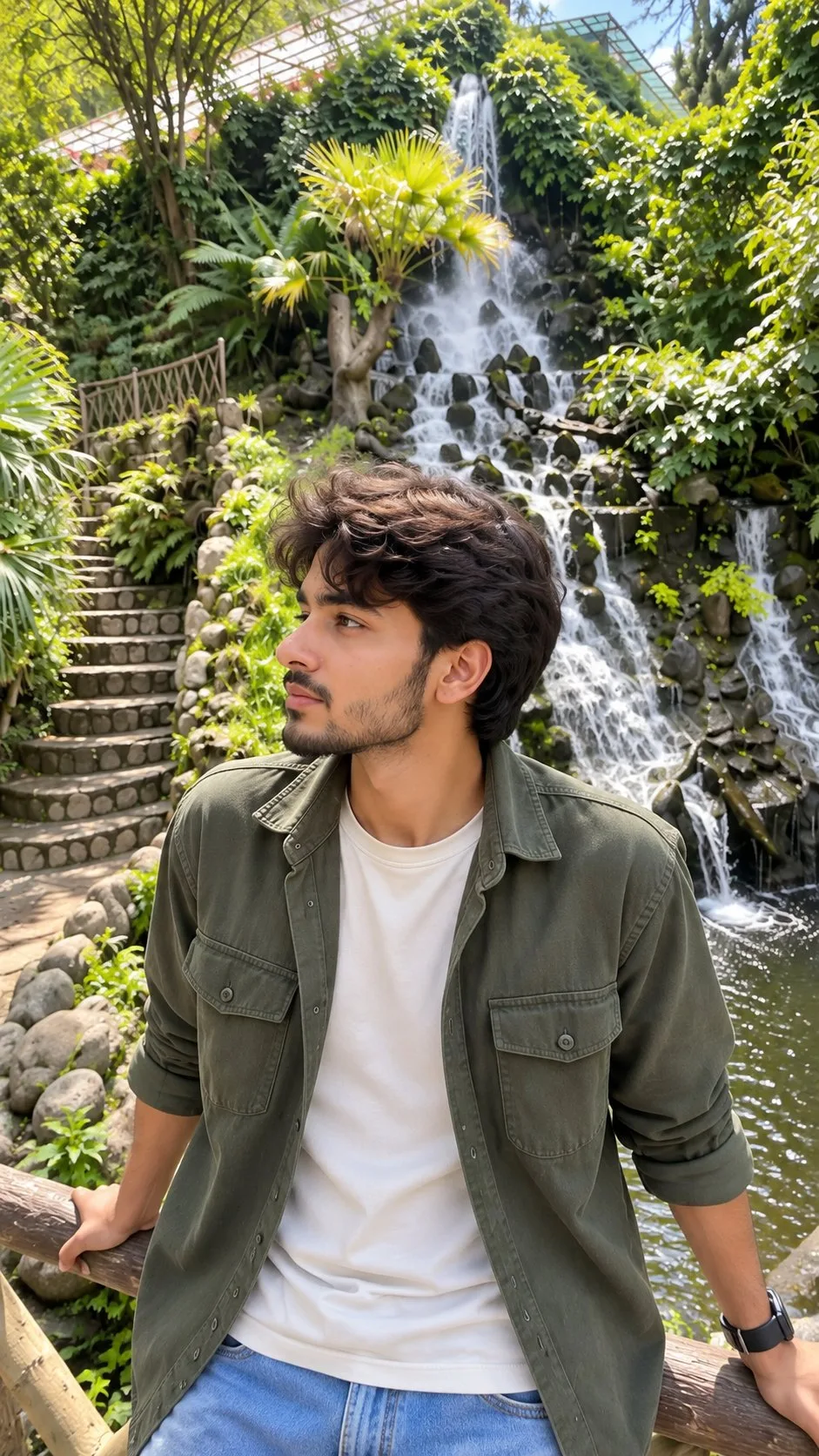 Mussoorie Company Garden Boy Close-Up Photo