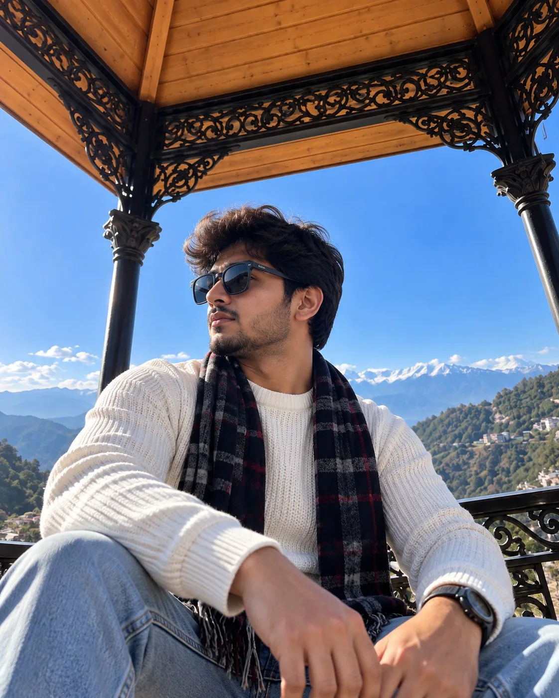 Mussoorie Low Angle Boy Close-Up Photo