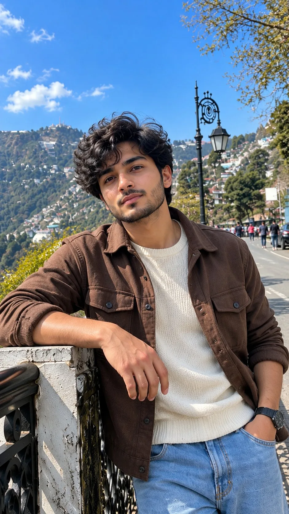 Mussoorie Mall Road Boy Close-Up Photo