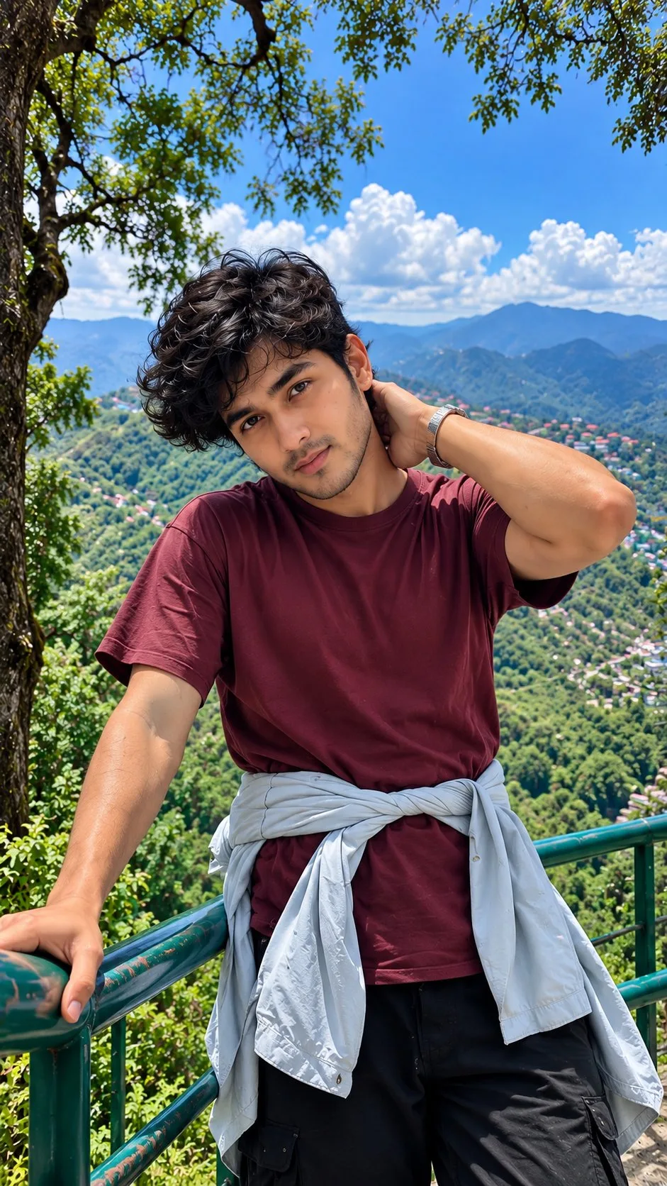 Mussoorie Mountain Boy Close-Up