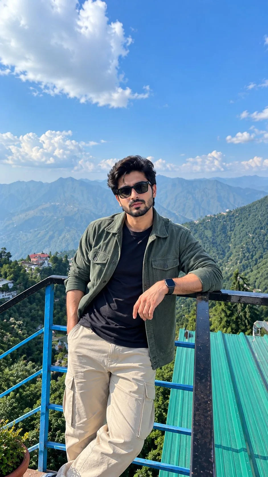 Mussoorie Mountain View Boy Portrait