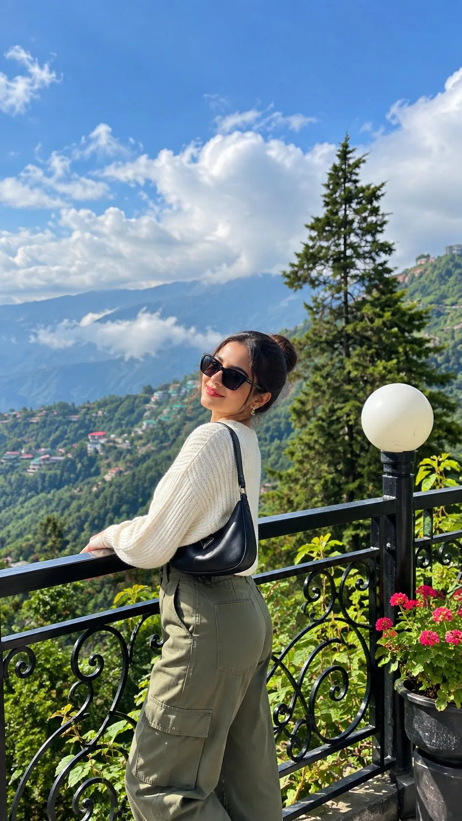 Mussoorie Mountain View Girl Photo