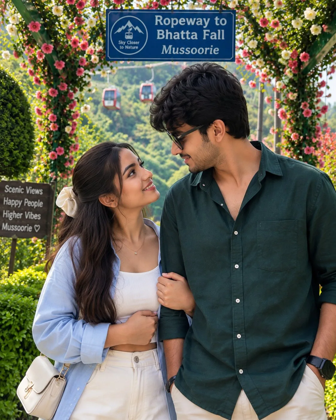 Mussoorie Ropeway Romantic Couple Close-Up