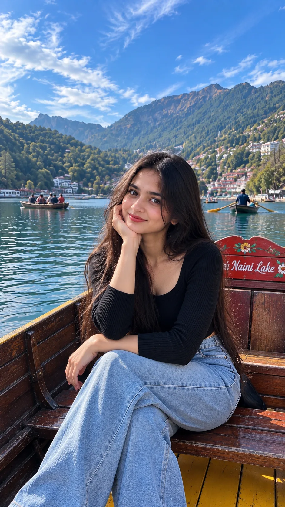 Nainital Boatside Girl Photo Portrait