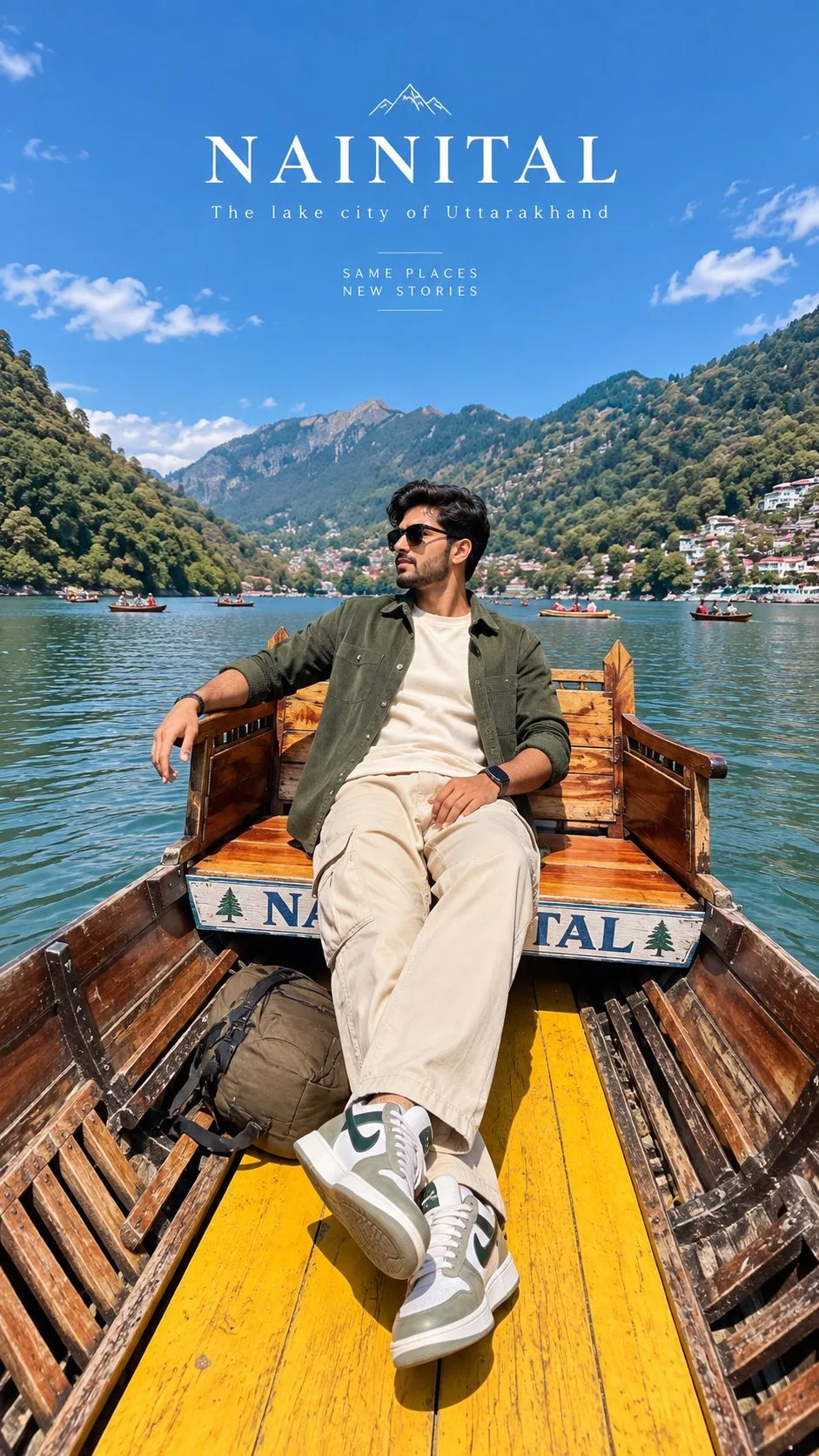 Nainital Lake Boat Travel Look