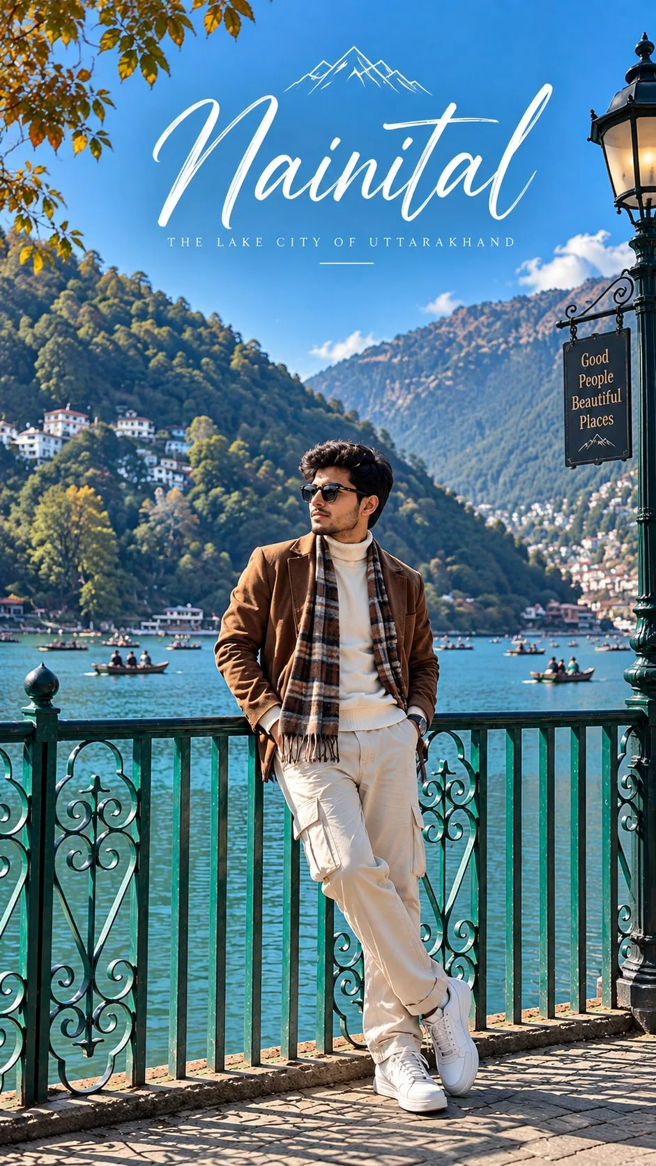 Nainital Lake City Winter Look Portrait