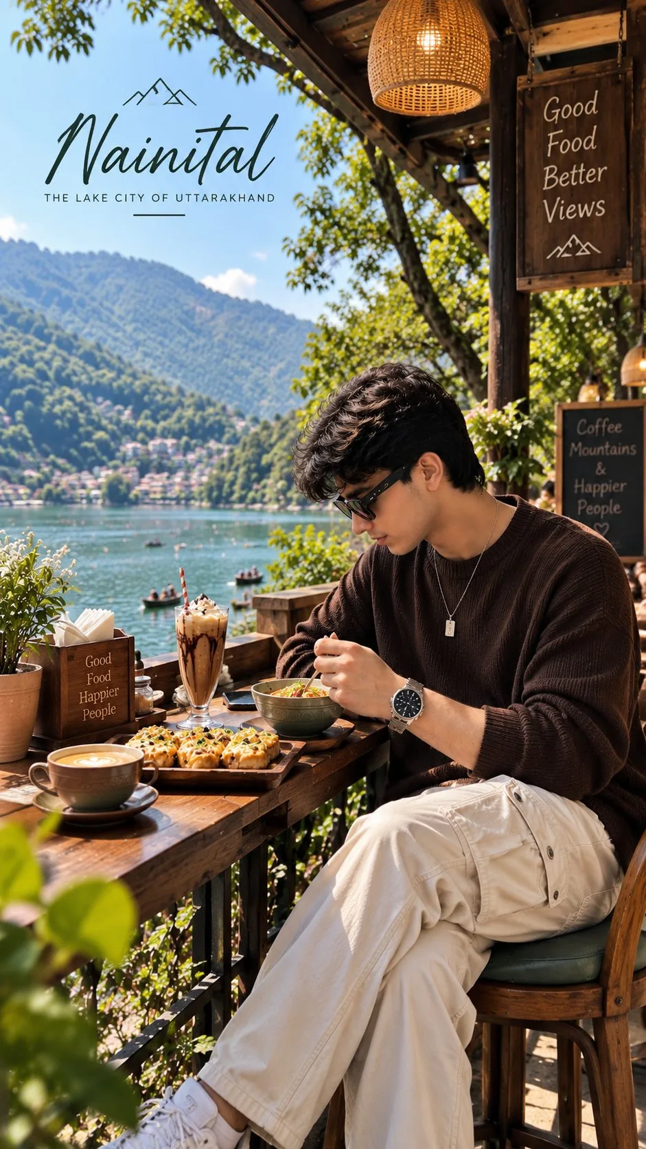 Nainital Lakeside Café Vibes