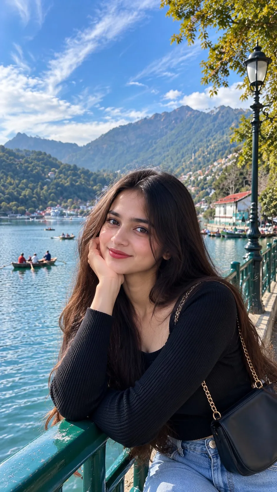 Nainital Lakeside Girl Photo Portrait
