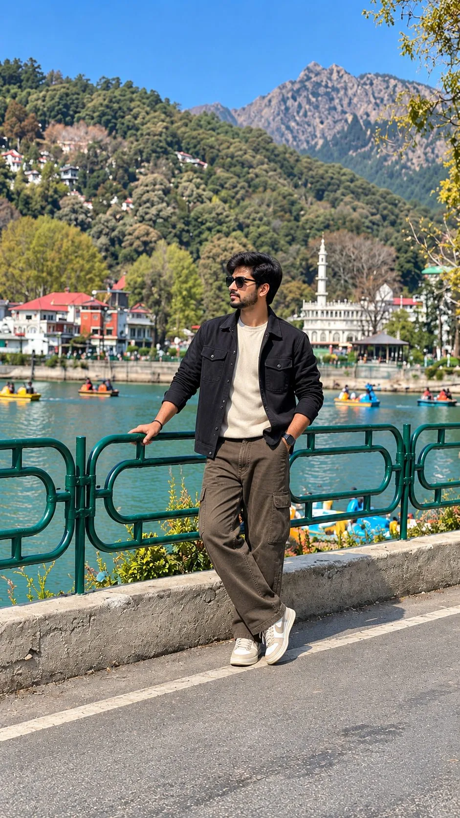Nainital Lakeside Mountain Looks Portrait