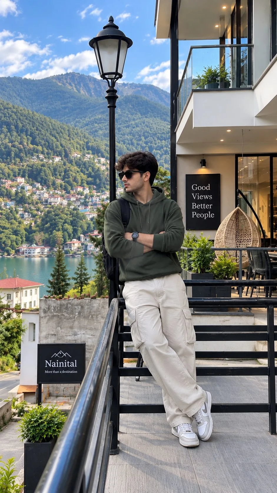 Nainital Mountain Cafe Look