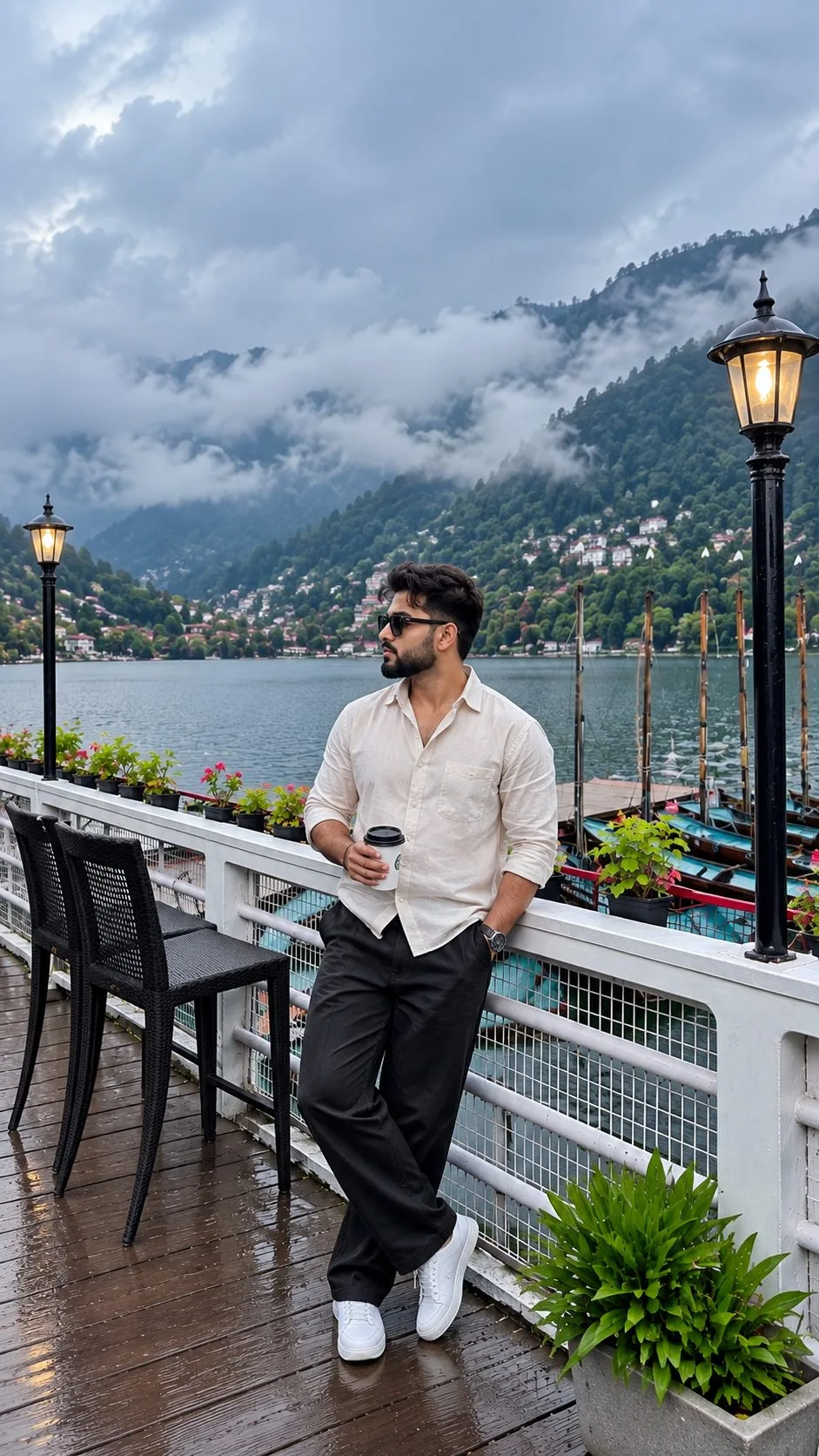 Nainital Rainy Lakeside Look