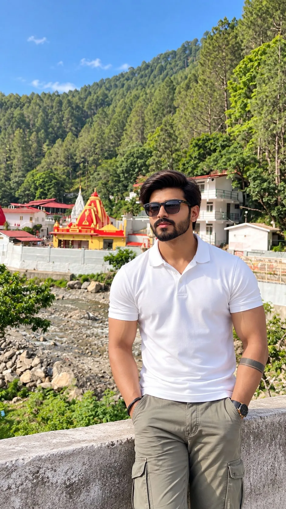 Nainital Temple Travel Look Portrait