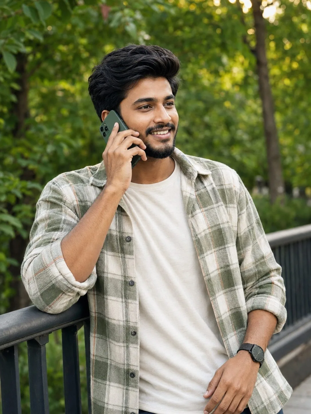 Parkside Phone Call Portrait for Boys