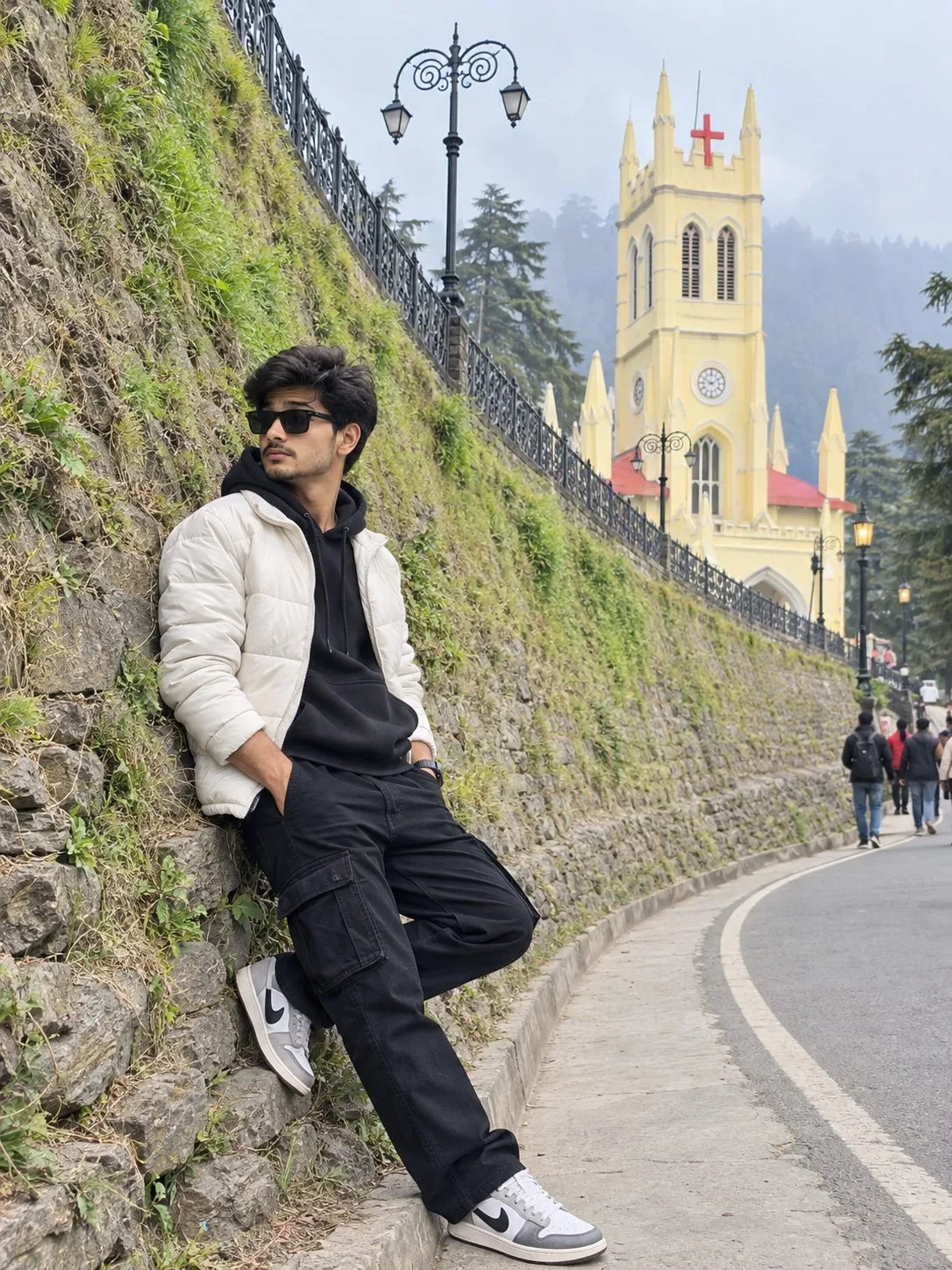 Shimla Christ Church Road Boy Photo