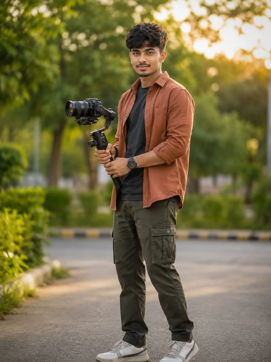 The Young Filmmaker — Cinematic Outdoor Portrait