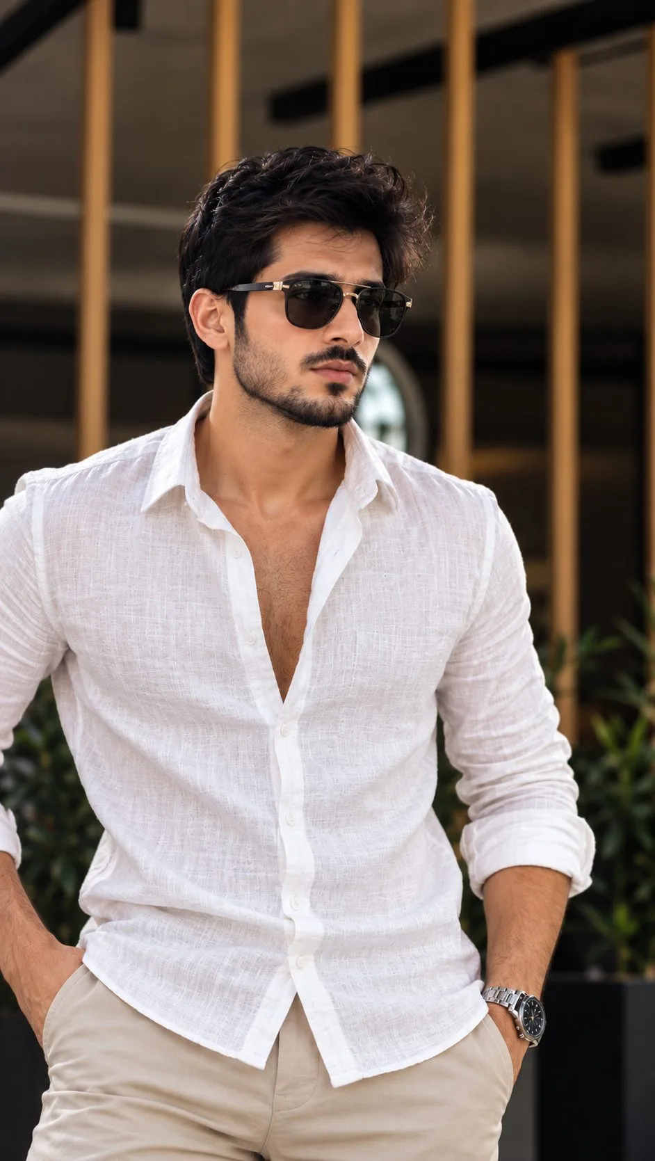 White Linen Gentleman