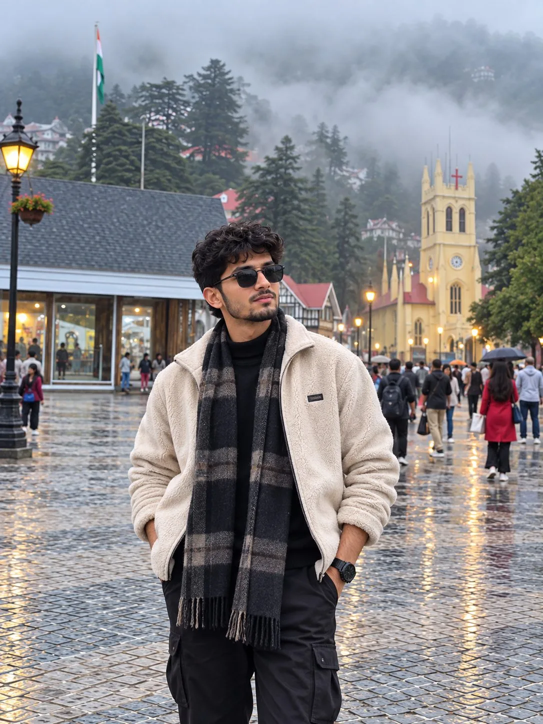 Winter Boy Photo at The Ridge Shimla